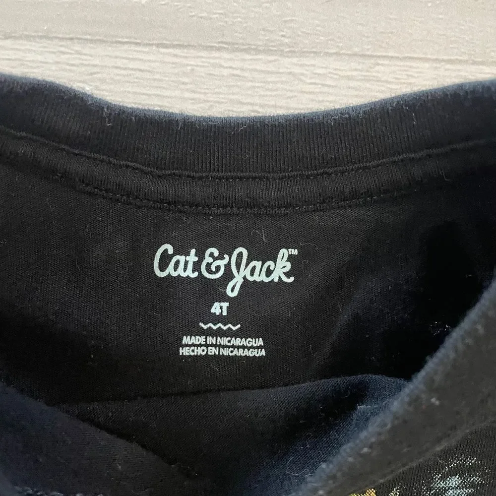 Cat & Jack boys rainbow tiger‎ shirt 4T